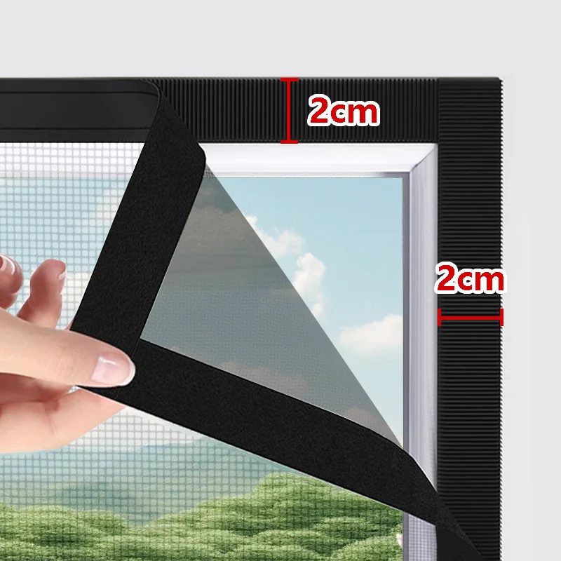 A black mosquito window net, mosquito screen, self-adhesive window insect screen, suitable for door curtains and window screens.
A black mosquito window net, mosquito screen, self-adhesive window insect screen, suitable for door curtains and window screens.