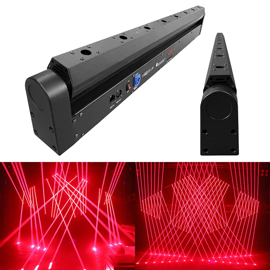 8 Eyes Mobile Head Laser Lamp Full-Color RGB Bar DJ Stage Lamp DMX Control Beam Lamp Projector Disco Party Wedding Lightin
8 Eyes Mobile Head Laser Lamp Full-Color RGB Bar DJ Stage Lamp DMX Control Beam Lamp Projector Disco Party Wedding Lightin
