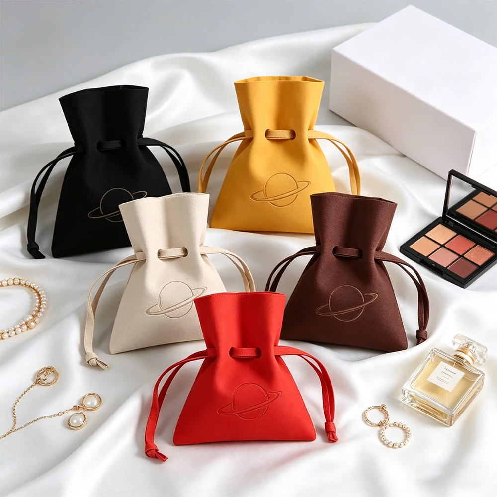 8x10cm Velvet Microfiber Drawstring Gift Packaging Bag Custom Embossed Wedding Candy Pouches Earring Bracelet Storage Organizer
8x10cm Velvet Microfiber Drawstring Gift Packaging Bag Custom Embossed Wedding Candy Pouches Earring Bracelet Storage Organizer