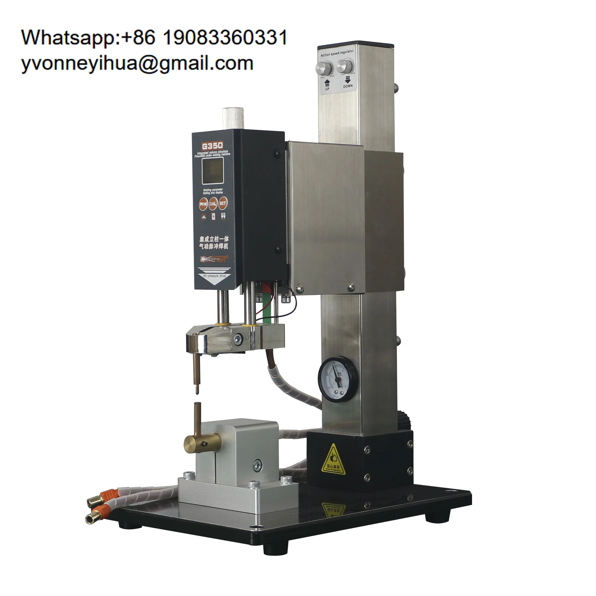 Glitter G-350 Integrated Column Pneumatic Pulse Welding Machine Single 811A 811H Spot Welder 2550 Air-Compressor Kit 220V 110V
Glitter G-350 Integrated Column Pneumatic Pulse Welding Machine Single 811A 811H Spot Welder 2550 Air-Compressor Kit 220V 110V