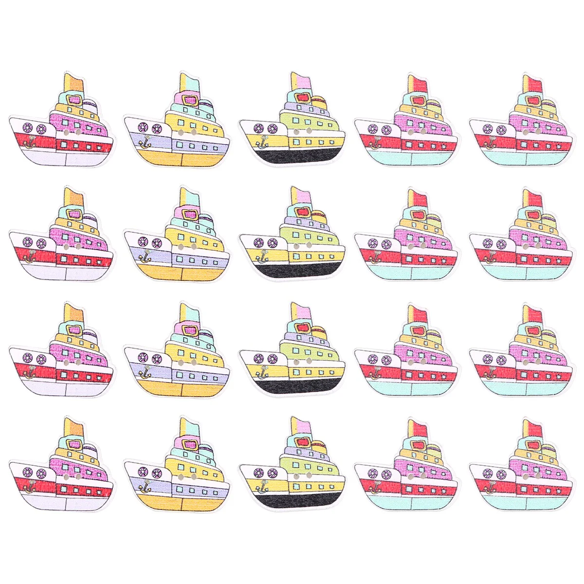 50pcs DIY Wooden Buttons Ship Printing Colorful Pattern Two Holes Fine-edged Buttons for Sewing Scrapbooking Hand-painted Shoes
50pcs DIY Wooden Buttons Ship Printing Colorful Pattern Two Holes Fine-edged Buttons for Sewing Scrapbooking Hand-painted Shoes