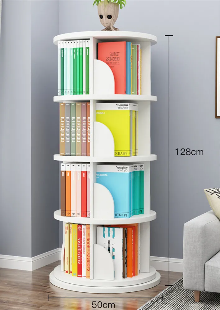 Rotating Bookshelf Floor-to-ceiling Children's Rack Storage Simple Living Room Home Student Multi-layer
Rotating Bookshelf Floor-to-ceiling Children's Rack Storage Simple Living Room Home Student Multi-layer