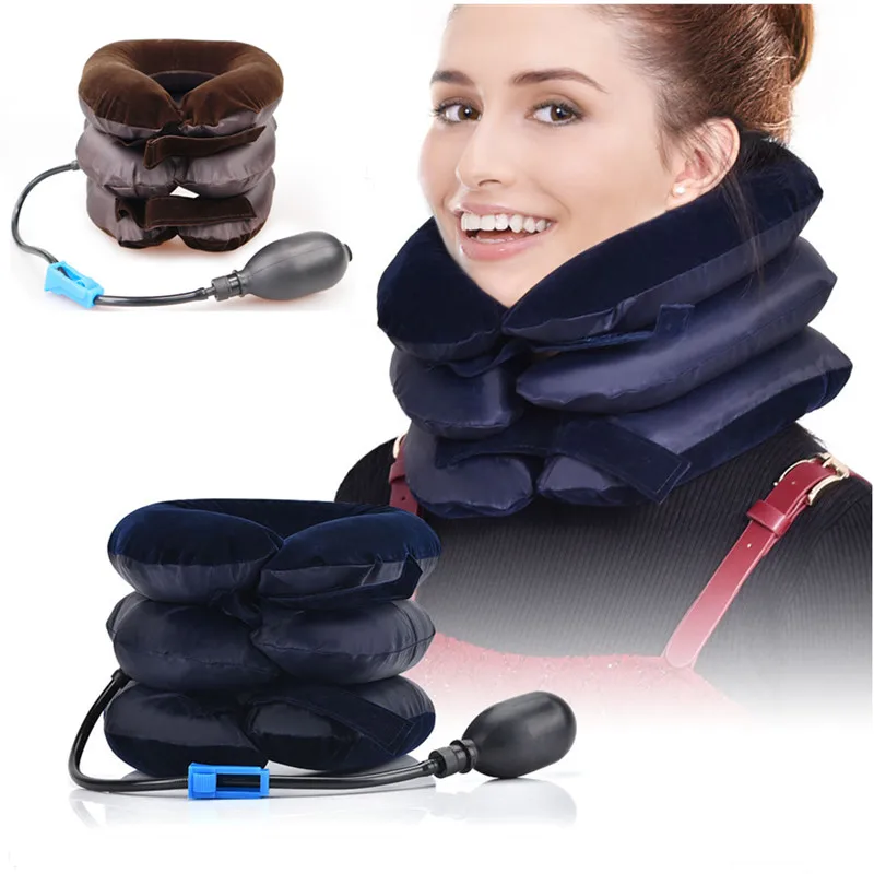 Надувной шейный воротник-фиксатор для вытяжения и поддержки шеи, массажная подушка для облегчения боли и оздоровления
Надувной шейный воротник-фиксатор для вытяжения и поддержки шеи, массажная подушка для облегчения боли и оздоровления