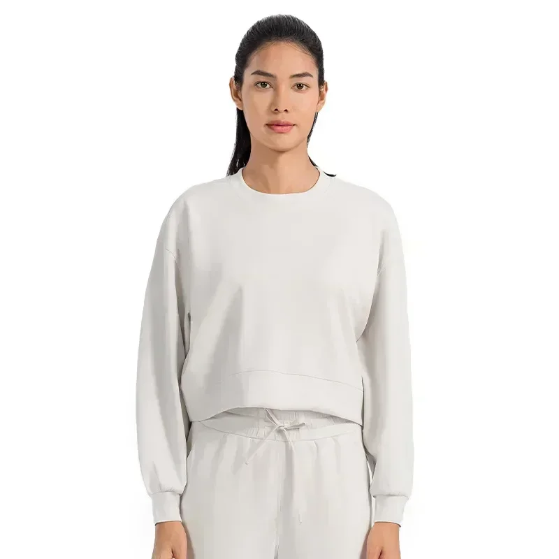 Lemon Fall/Winter Soft Waxy Liquid Air Layer Casual Sports Hoodie Perfectly Oversized Women Round Neck Yoga Long Sleeves Shirt
Lemon Fall/Winter Soft Waxy Liquid Air Layer Casual Sports Hoodie Perfectly Oversized Women Round Neck Yoga Long Sleeves Shirt