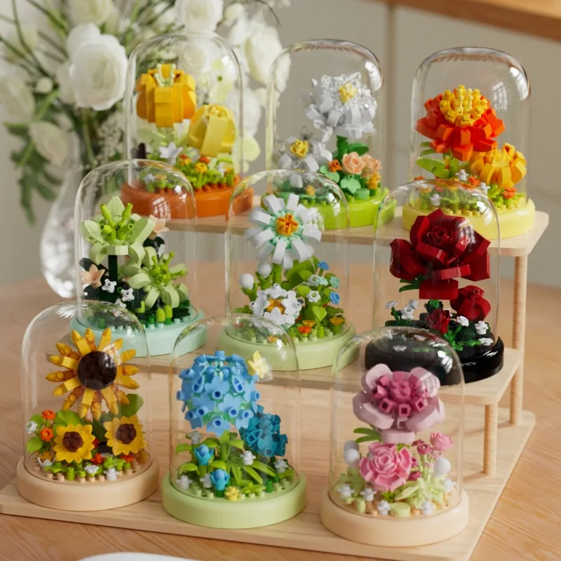 Bouquet Flower Micro Building Block Set DIY Construction Set Educational Block Assembling Toy for Children Girls 6 Year Old Gift
Bouquet Flower Micro Building Block Set DIY Construction Set Educational Block Assembling Toy for Children Girls 6 Year Old Gift