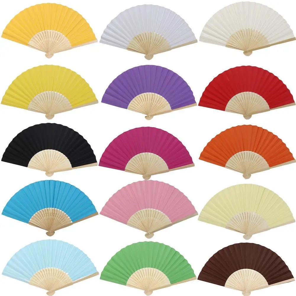 Girl Women Wedding Folding Solid Color Party Bamboo Gifts Dance Fan Folding Paper Fan Hand Held Fan Photo Prop Tool
Girl Women Wedding Folding Solid Color Party Bamboo Gifts Dance Fan Folding Paper Fan Hand Held Fan Photo Prop Tool