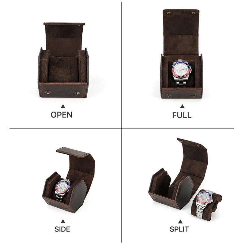 Classic Watch Storage Case Crazy Horse Cowhide Hexagonal Box Allows For Watches Outdoor Travel Watch Box-A98U
Classic Watch Storage Case Crazy Horse Cowhide Hexagonal Box Allows For Watches Outdoor Travel Watch Box-A98U