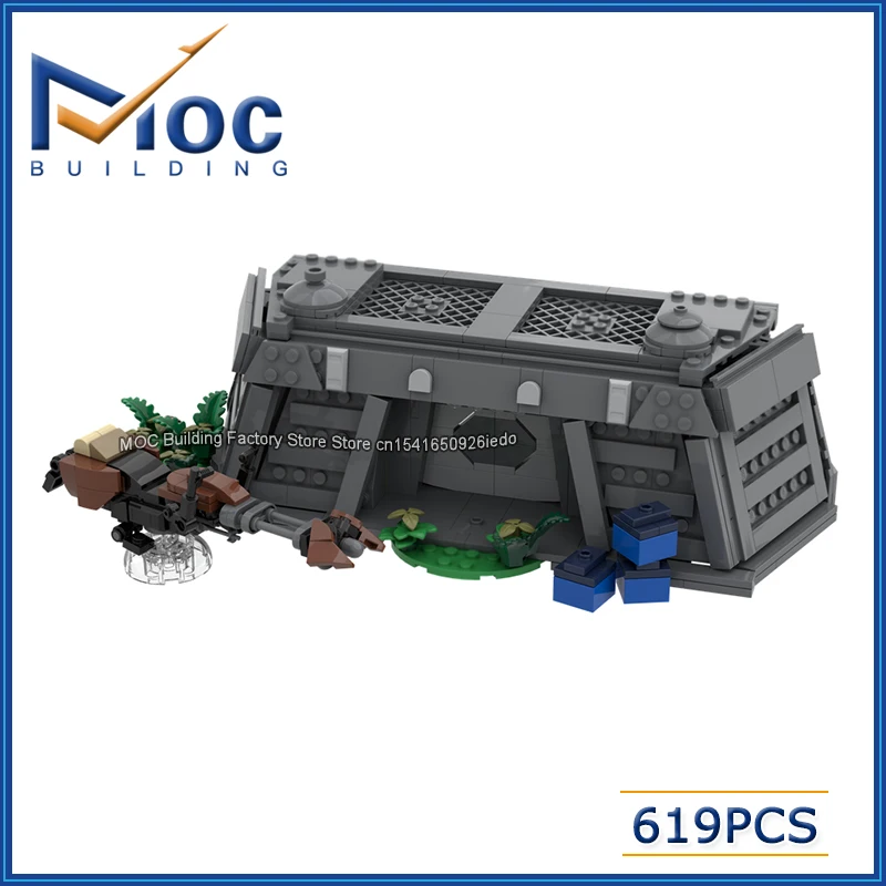 MOC Building Blocks Space Movie Series Scene Shield Bunker Model DIY Assemble Bricks Creative Toys Collection Display Gifts
MOC Building Blocks Space Movie Series Scene Shield Bunker Model DIY Assemble Bricks Creative Toys Collection Display Gifts