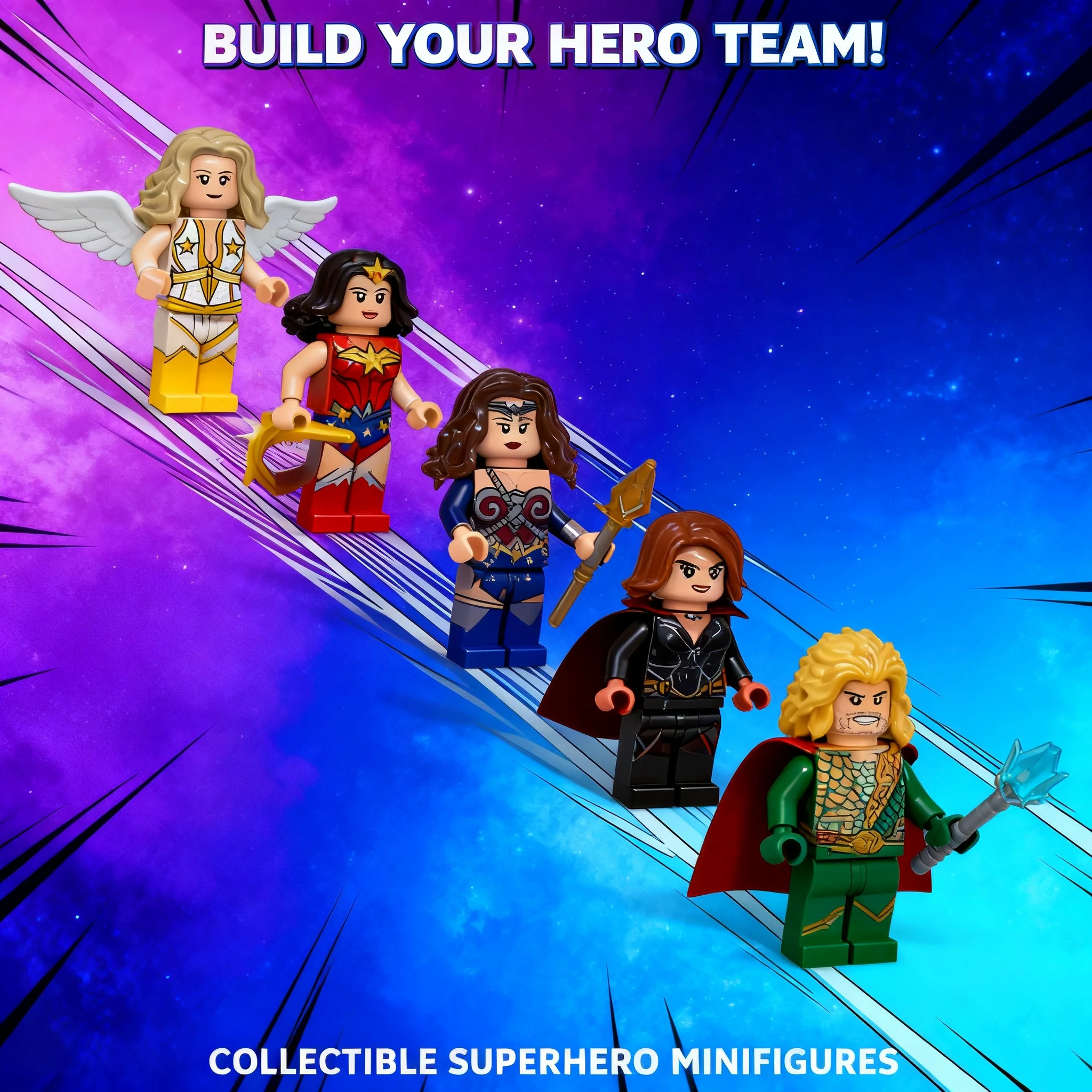 Starlight Homelander Soldier Boys Crimson Countess Stormfront Deep A Train Queen Maeve Model Building Blocks MOC Bricks Set
Starlight Homelander Soldier Boys Crimson Countess Stormfront Deep A Train Queen Maeve Model Building Blocks MOC Bricks Set