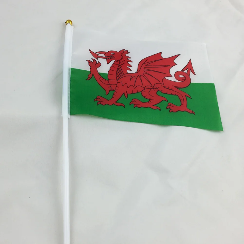 10pcs Hand Waving Flags Welsh National Country Flag Mini Polyester Office Desk & Little Table Flags 14x21cm
10pcs Hand Waving Flags Welsh National Country Flag Mini Polyester Office Desk & Little Table Flags 14x21cm