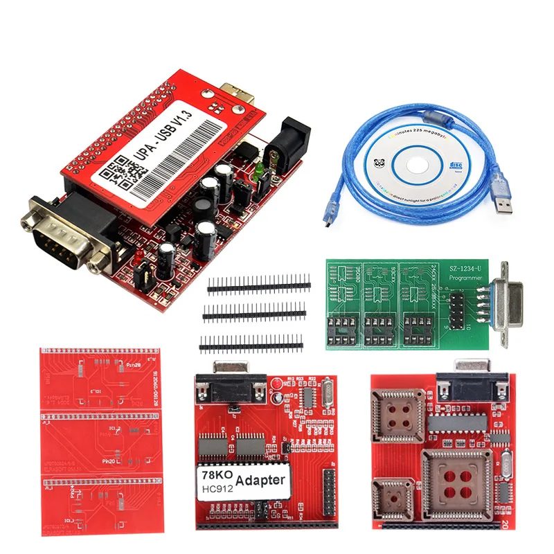 UPA-USB V1.3 ECU Chip Tunning Tool Programmer with NEC Functions with UUPA-S Adapter for UUSP UUSP-S V3.0 2019
UPA-USB V1.3 ECU Chip Tunning Tool Programmer with NEC Functions with UUPA-S Adapter for UUSP UUSP-S V3.0 2019