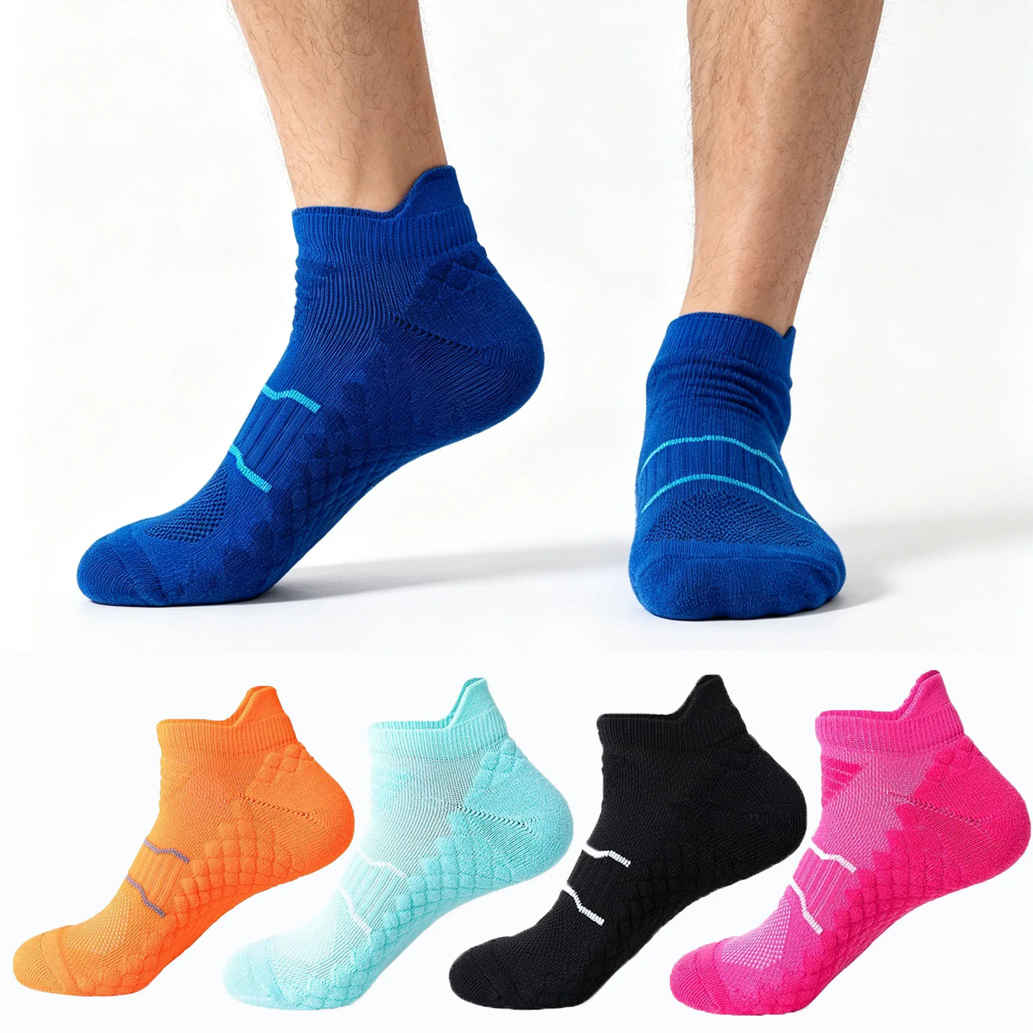 Men's Thick Terry Bottom Ankle Socks, Breathable Cushioned Anti-blister Athletic Short Socks, Non-slip Wicking Sport Socks
Men's Thick Terry Bottom Ankle Socks, Breathable Cushioned Anti-blister Athletic Short Socks, Non-slip Wicking Sport Socks