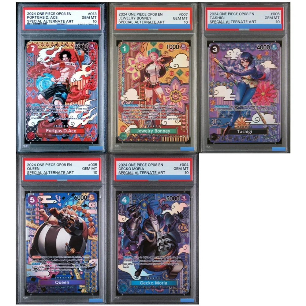 Proxy 2024 ONE PIECE OP08 SP Card TWO LEGENDS ACE BONNEY TASHIGI Authentication Grading 10 Collection Game Card
Proxy 2024 ONE PIECE OP08 SP Card TWO LEGENDS ACE BONNEY TASHIGI Authentication Grading 10 Collection Game Card