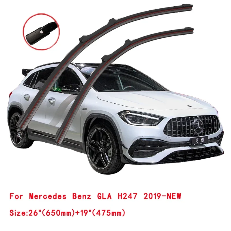 For Mercedes Benz GLA X156 H247 2013-2024 Car Windshield Wiper Blade Front Windscreen Brushes Washer Accessories Window Cleaning
For Mercedes Benz GLA X156 H247 2013-2024 Car Windshield Wiper Blade Front Windscreen Brushes Washer Accessories Window Cleaning