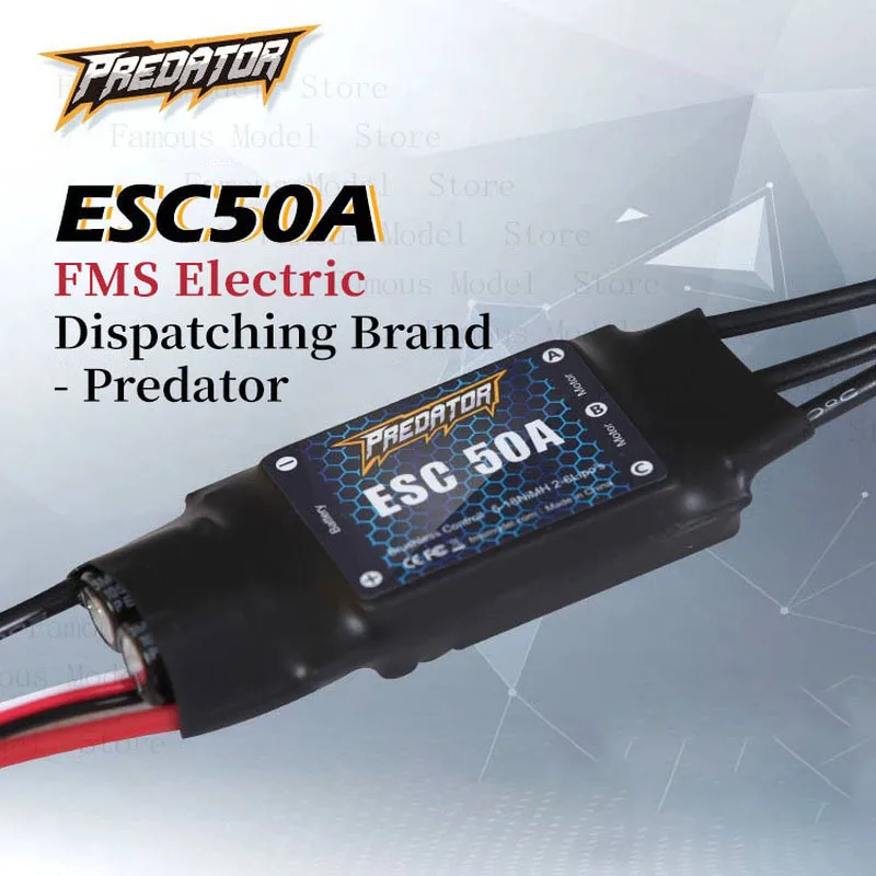 Штепсельная Вилка Predator 50A ESC TX60 3,5 мм с электрической регулировкой 5А BEC, линейная конфигурация для радиоуправляемого самолета
Штепсельная Вилка Predator 50A ESC TX60 3,5 мм с электрической регулировкой 5А BEC, линейная конфигурация для радиоуправляемого самолета