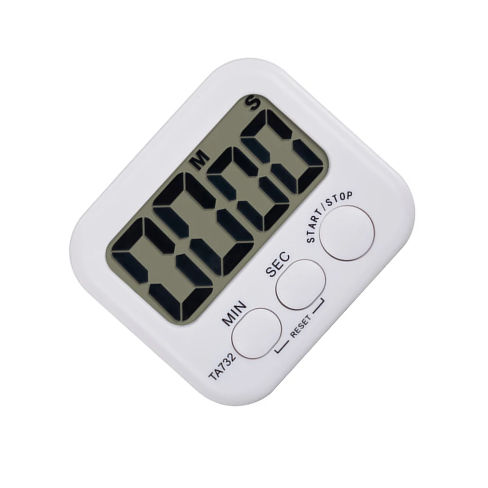 1 pc Multifunction Kitchen Timer Digital Cooking Alarm Up Clock Large LED Display 99min59sec Lightweight Easy Operate
1 pc Multifunction Kitchen Timer Digital Cooking Alarm Up Clock Large LED Display 99min59sec Lightweight Easy Operate