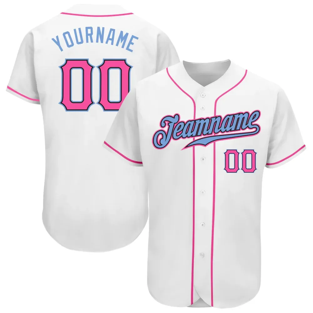 Pink White Color Vintage Custom Baseball Jersey Shirt 3D Printed for Men and Women Shirt Sport Unisex Tops
Pink White Color Vintage Custom Baseball Jersey Shirt 3D Printed for Men and Women Shirt Sport Unisex Tops