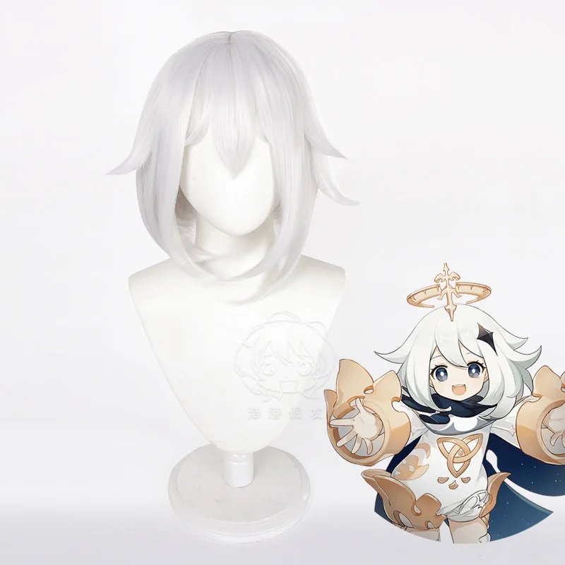 Game Character Paimon Cosplay Wigs Genshin Impact Costume Accessories Woman Silver Bob Haircut Halloween Stage Performance Wigs
Game Character Paimon Cosplay Wigs Genshin Impact Costume Accessories Woman Silver Bob Haircut Halloween Stage Performance Wigs