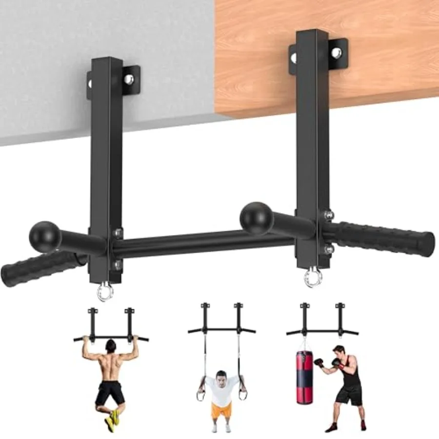 Joist Mounted Pull Up Bar 650lbs Heavy Duty Strength Training Pullup Bars Multi-Grip Chin Up Bar for Home Gym Garage Basement C
Joist Mounted Pull Up Bar 650lbs Heavy Duty Strength Training Pullup Bars Multi-Grip Chin Up Bar for Home Gym Garage Basement C