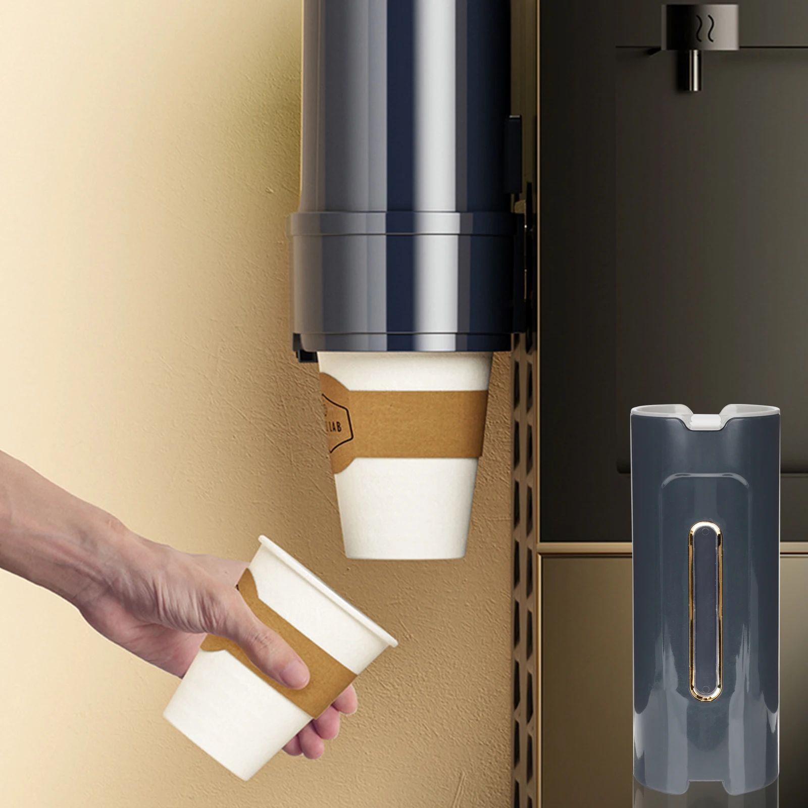 Automatic Cup Dispenser Wall Mounted Plastic Holder Fine Workmanship Easy Take Paper Cups Disposable Storage Organizer Bath
Automatic Cup Dispenser Wall Mounted Plastic Holder Fine Workmanship Easy Take Paper Cups Disposable Storage Organizer Bath