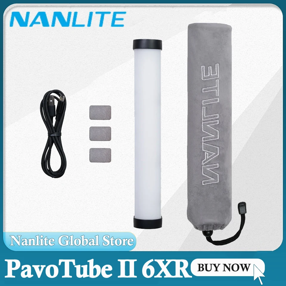 Светодиодная трубка Nanlite PavoTube II 6XR RGB с 8 пикселями, полноцветная, 2700K-12000K, для фото- и видеосъемки, для влогов
Светодиодная трубка Nanlite PavoTube II 6XR RGB с 8 пикселями, полноцветная, 2700K-12000K, для фото- и видеосъемки, для влогов