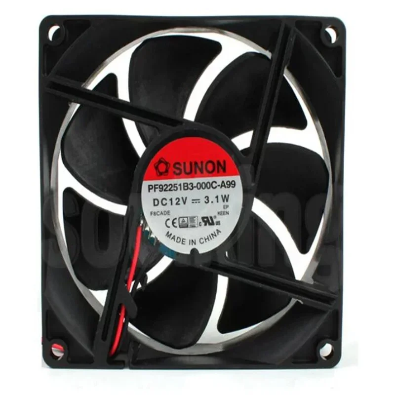 PF92251B3-000C-A99 9225 12V two-wire silent large airflow cooling fan
PF92251B3-000C-A99 9225 12V two-wire silent large airflow cooling fan