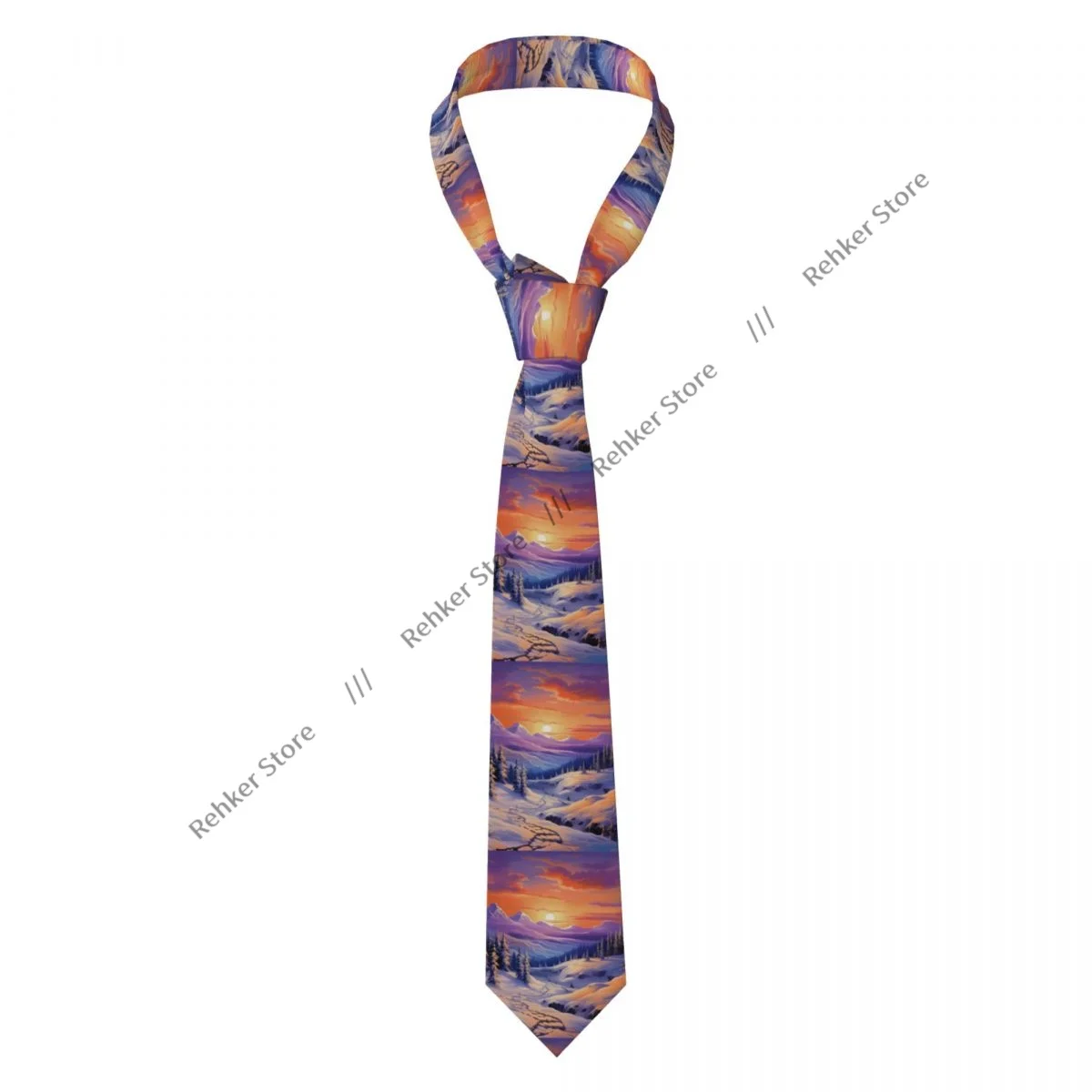 Повседневный узкий зимний пейзаж с наконечником стрелы, галстук с восходом солнца в горах, тонкий галстук для вечеринки, формальный галстук
Повседневный узкий зимний пейзаж с наконечником стрелы, галстук с восходом солнца в горах, тонкий галстук для вечеринки, формальный галстук