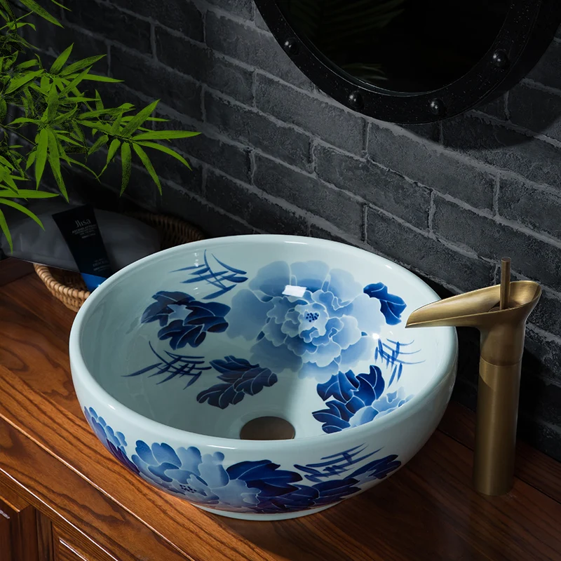 Europe style chinese wash basin vessel sinks Jingdezhen Art Counter Top ceramic basin sink sink painted oval
Europe style chinese wash basin vessel sinks Jingdezhen Art Counter Top ceramic basin sink sink painted oval