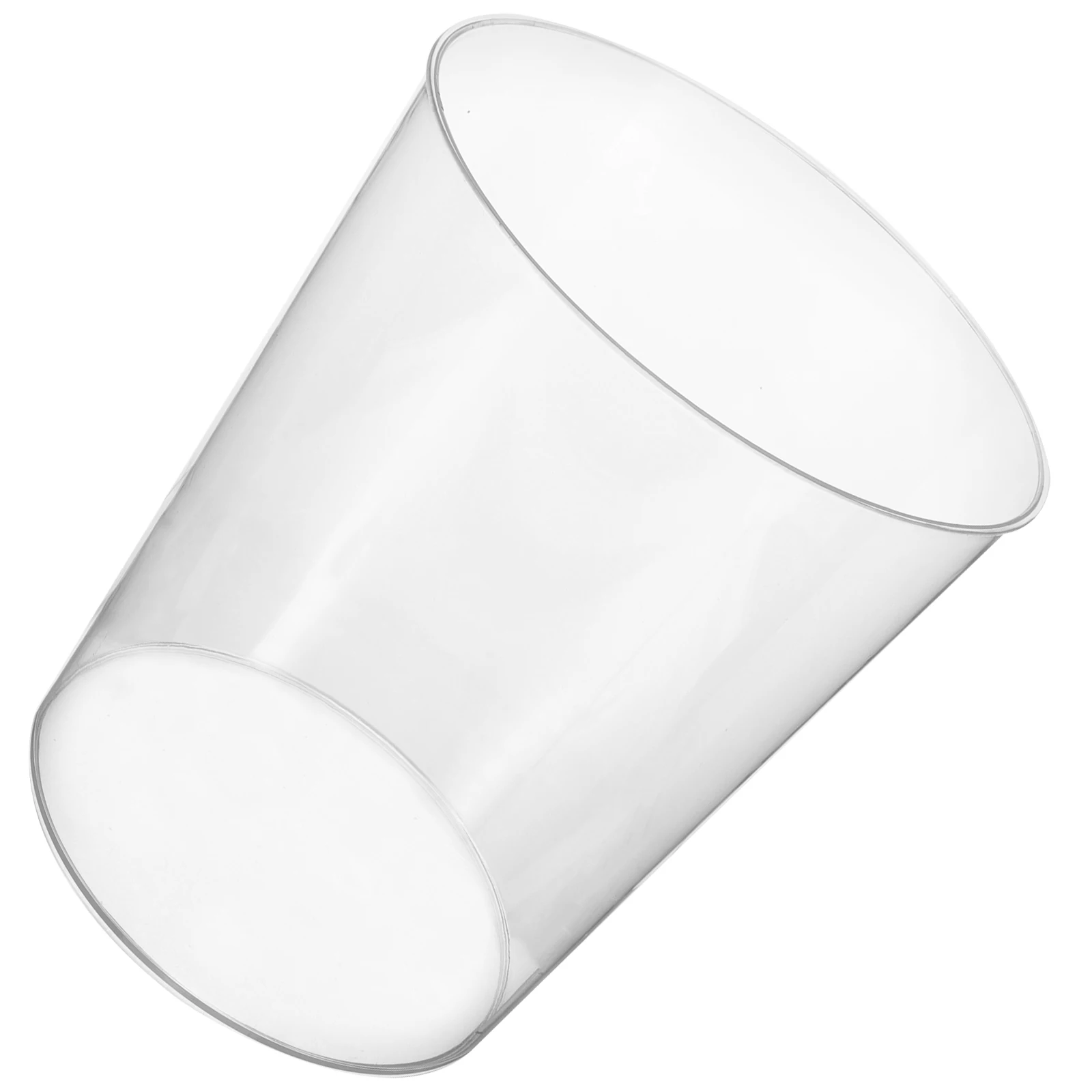 Transparent 14L White Garbage Can Minimalist Kitchen Trash Bin Office Wastebasket Bathroom Debris Storage Container PET Material 
Transparent 14L White Garbage Can Minimalist Kitchen Trash Bin Office Wastebasket Bathroom Debris Storage Container PET Material