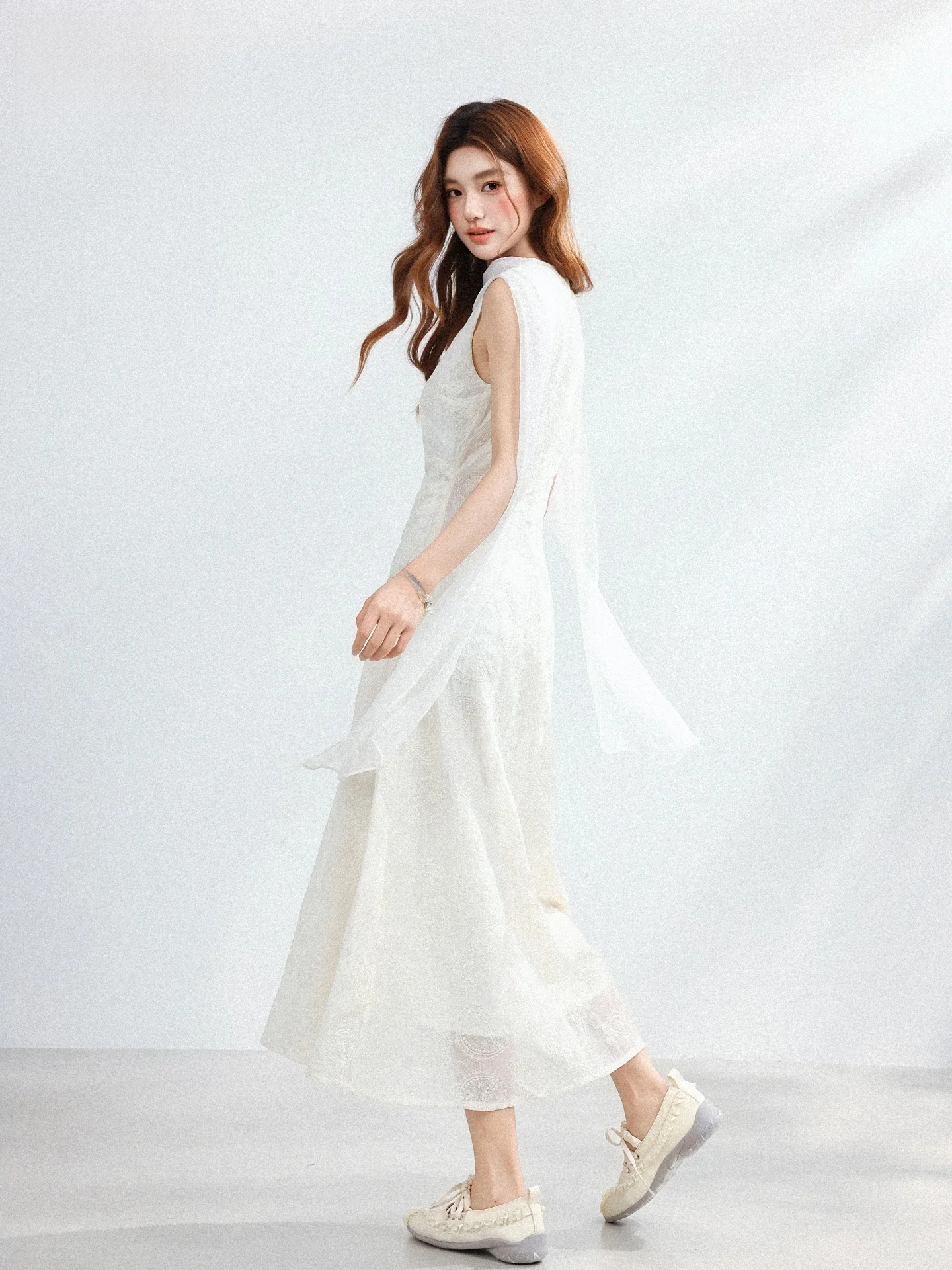 Cherry Blossom Casual Neck Hanging Dress Women's Sleeveless Square Collar Slimming Long Dress Summer Design High Waist A-Line...
Cherry Blossom Casual Neck Hanging Dress Women's Sleeveless Square Collar Slimming Long Dress Summer Design High Waist A-Line...
