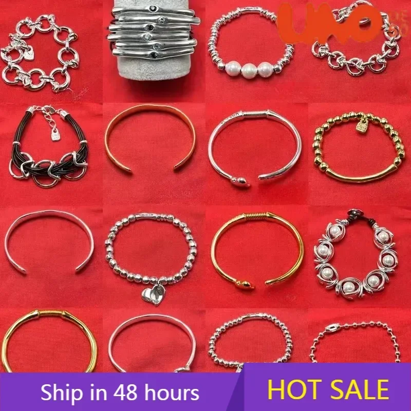 Hot selling high-quality plain circle design bracelet in Europe and America, exquisite ladies' romantic jewelry, birthday gift
Hot selling high-quality plain circle design bracelet in Europe and America, exquisite ladies' romantic jewelry, birthday gift