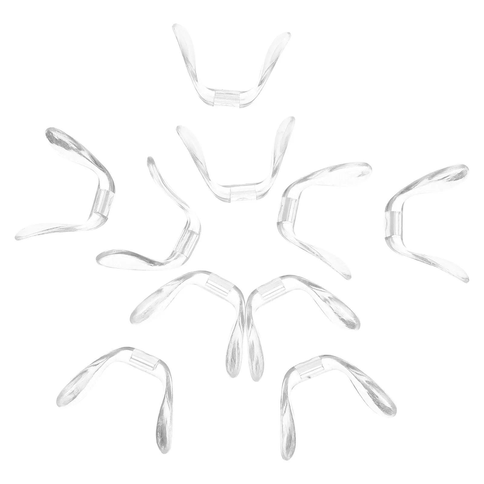 10pcs Eyeglass Nose Pads Replacement: Single Hole Design Saddle Shape Bridge Cushions For Glasses Sunglasses Durable Outdoor Use
10pcs Eyeglass Nose Pads Replacement: Single Hole Design Saddle Shape Bridge Cushions For Glasses Sunglasses Durable Outdoor Use