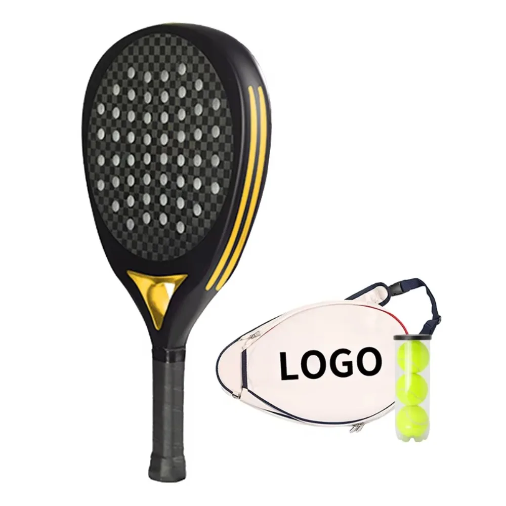 Lightweight Thick 3K 12K 18K Carbon Fiber Platform Beach Tennis Racket Paddle Racket Set Cheap Raquette De Padel
Lightweight Thick 3K 12K 18K Carbon Fiber Platform Beach Tennis Racket Paddle Racket Set Cheap Raquette De Padel