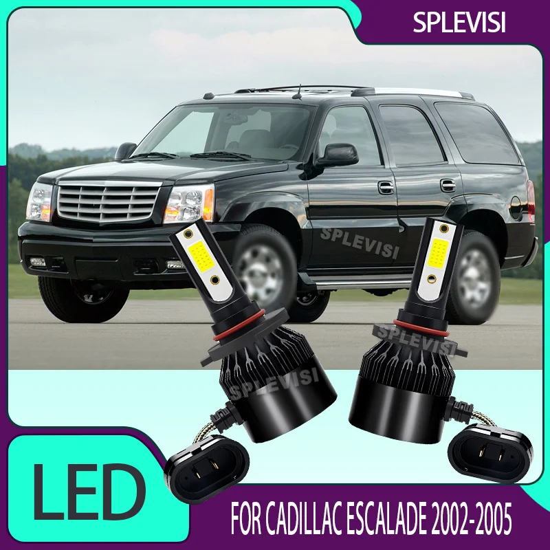 LED Headlight High Beam Bulbs 6000LM High Power Halogen Replacement 300% Brighter For Cadillac Escalade 2002 2003 2004 2005
LED Headlight High Beam Bulbs 6000LM High Power Halogen Replacement 300% Brighter For Cadillac Escalade 2002 2003 2004 2005