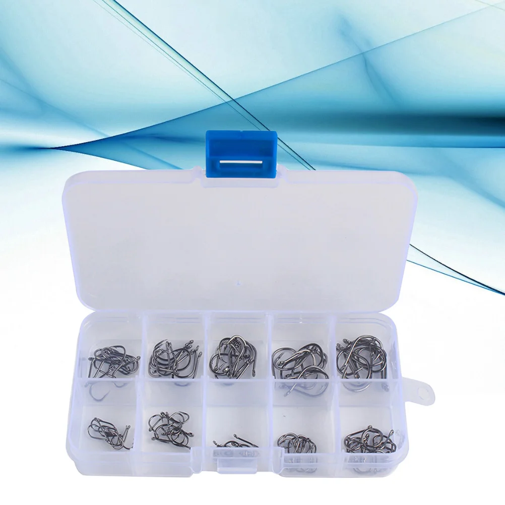 100 PCS Fishing Hooks High Carbon Steel Perforated Fishing Hooks Fly Fishing Hooks Fishing Tackle Set for Salt Water Fresh Water
100 PCS Fishing Hooks High Carbon Steel Perforated Fishing Hooks Fly Fishing Hooks Fishing Tackle Set for Salt Water Fresh Water