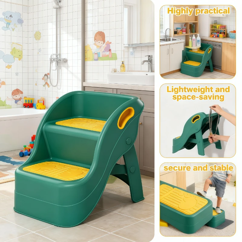 Portable Step Ladder Foldable Kids Step Stool Slip Home Kitchen Bathroom Toddler Footrest Step Escaleras De Aluminio Plegables
Portable Step Ladder Foldable Kids Step Stool Slip Home Kitchen Bathroom Toddler Footrest Step Escaleras De Aluminio Plegables