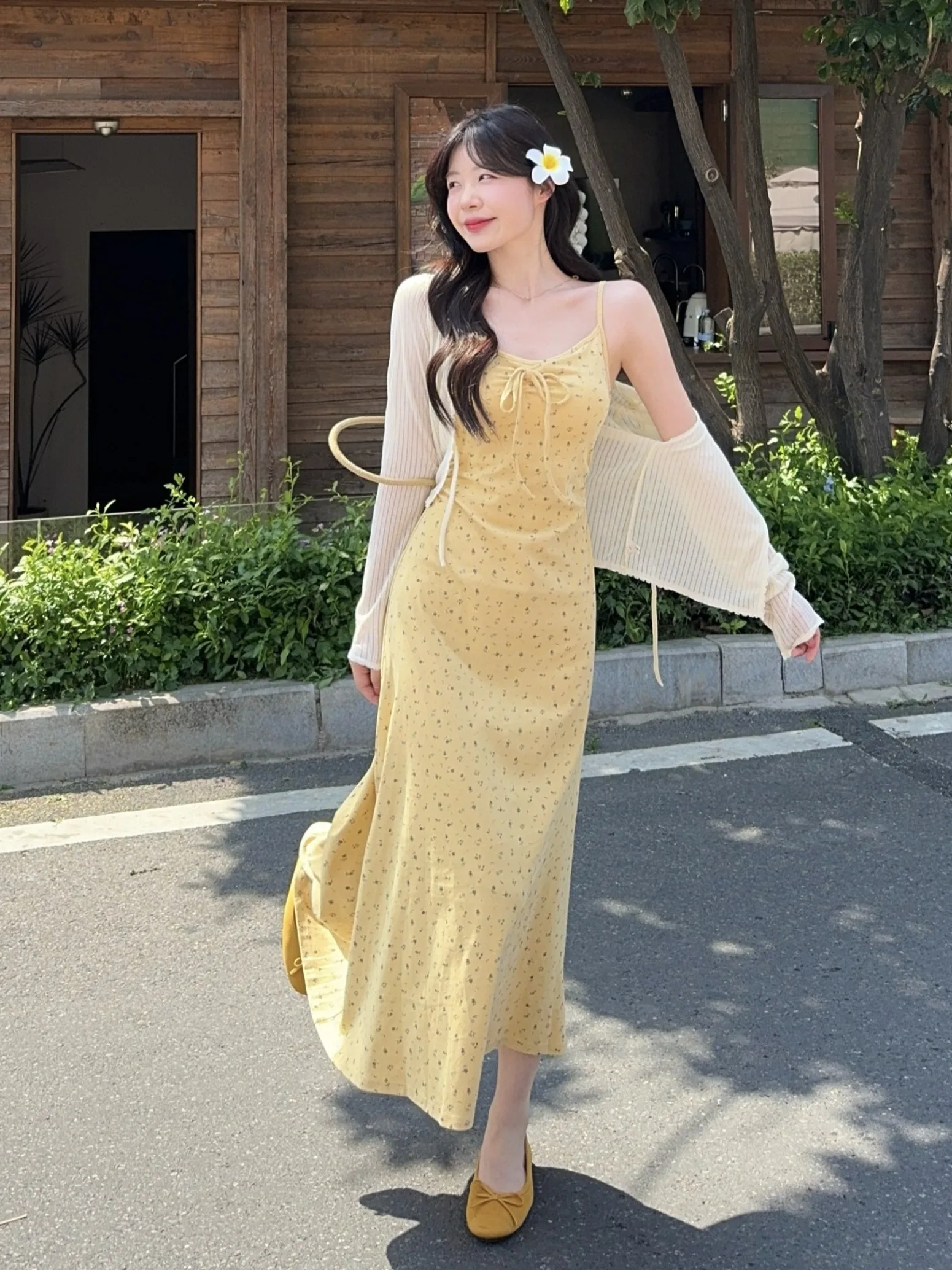 plus Size Women's Sweet Yellow Floral Print ter Dr Summer New Waist Cinching Holiday Sle A-Line Skirt Korean Version ...
plus Size Women's Sweet Yellow Floral Print ter Dr Summer New Waist Cinching Holiday Sle A-Line Skirt Korean Version ...