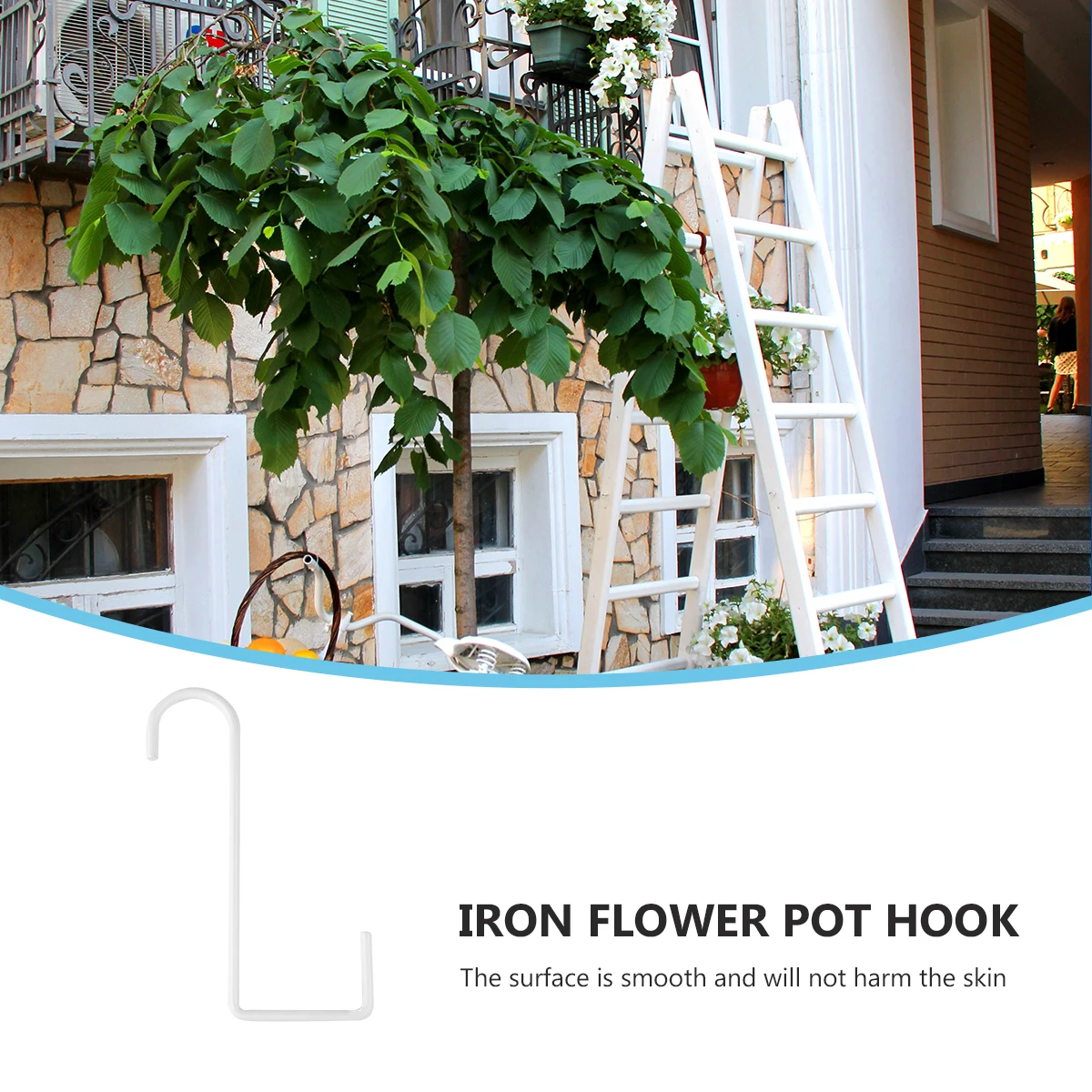 6pcs FlowerPot Hooks for Hanging Plants WallMount Brackets RustProof Construction EasyInstallation Use
6pcs FlowerPot Hooks for Hanging Plants WallMount Brackets RustProof Construction EasyInstallation Use