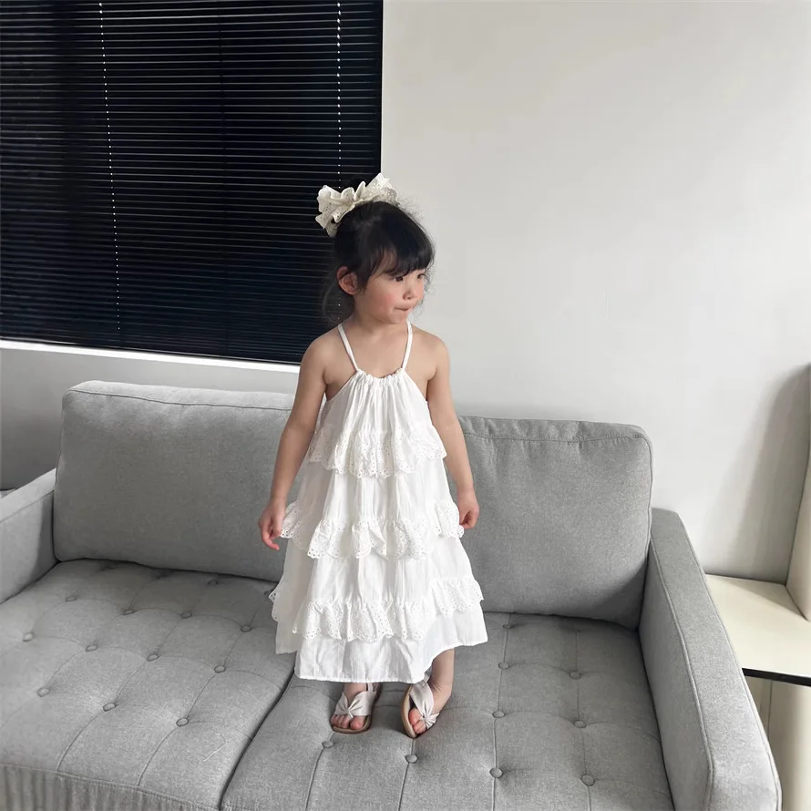 2025 Summer Clothing New Children's Girls' Dress Strap Cake Skirt Fashion Korean Simple Style
2025 Summer Clothing New Children's Girls' Dress Strap Cake Skirt Fashion Korean Simple Style