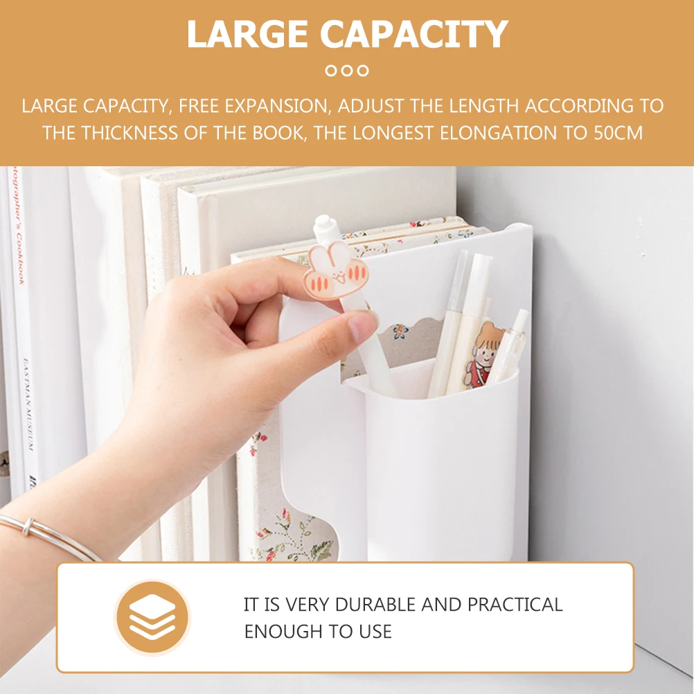 Телескопическая книжная полка, держатель для переплета, хранение ручек, АБС-материал, офисные принадлежности, книжный ganizer, регулируемые подставки для книг, бытовые
Телескопическая книжная полка, держатель для переплета, хранение ручек, АБС-материал, офисные принадлежности, книжный ganizer, регулируемые подставки для книг, бытовые