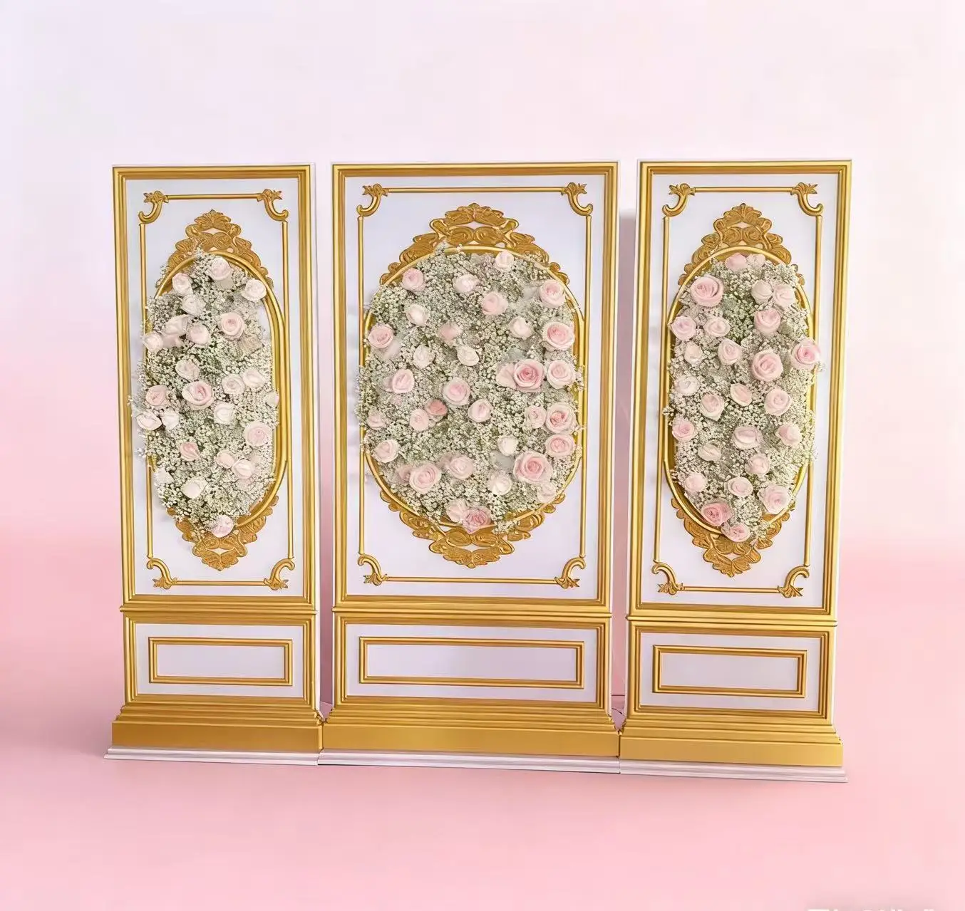 Custom Luxury Wedding India Gold Pvc Backdrop Stand Wedding Stage Supplies Decorations Photo Stage Backdrop Decoration
Custom Luxury Wedding India Gold Pvc Backdrop Stand Wedding Stage Supplies Decorations Photo Stage Backdrop Decoration