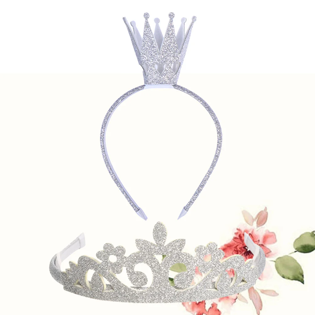 2pcs Kids 3D Glitter Crown Hair Hoop Birthday Party Headwear Girls Performance Accessory Silver Crrown Lightweight Premium
2pcs Kids 3D Glitter Crown Hair Hoop Birthday Party Headwear Girls Performance Accessory Silver Crrown Lightweight Premium
