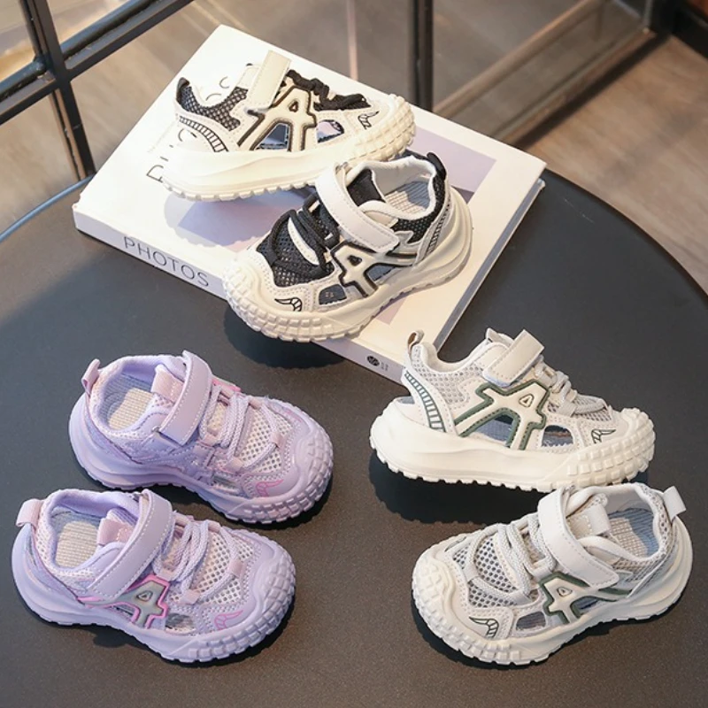 2025Summer New Girls Sports Sandals Soft Soled Boy Breathable Mesh Shoes Fashion Kid Casual Sandals Anti Slip Child Beach Shoe
2025Summer New Girls Sports Sandals Soft Soled Boy Breathable Mesh Shoes Fashion Kid Casual Sandals Anti Slip Child Beach Shoe