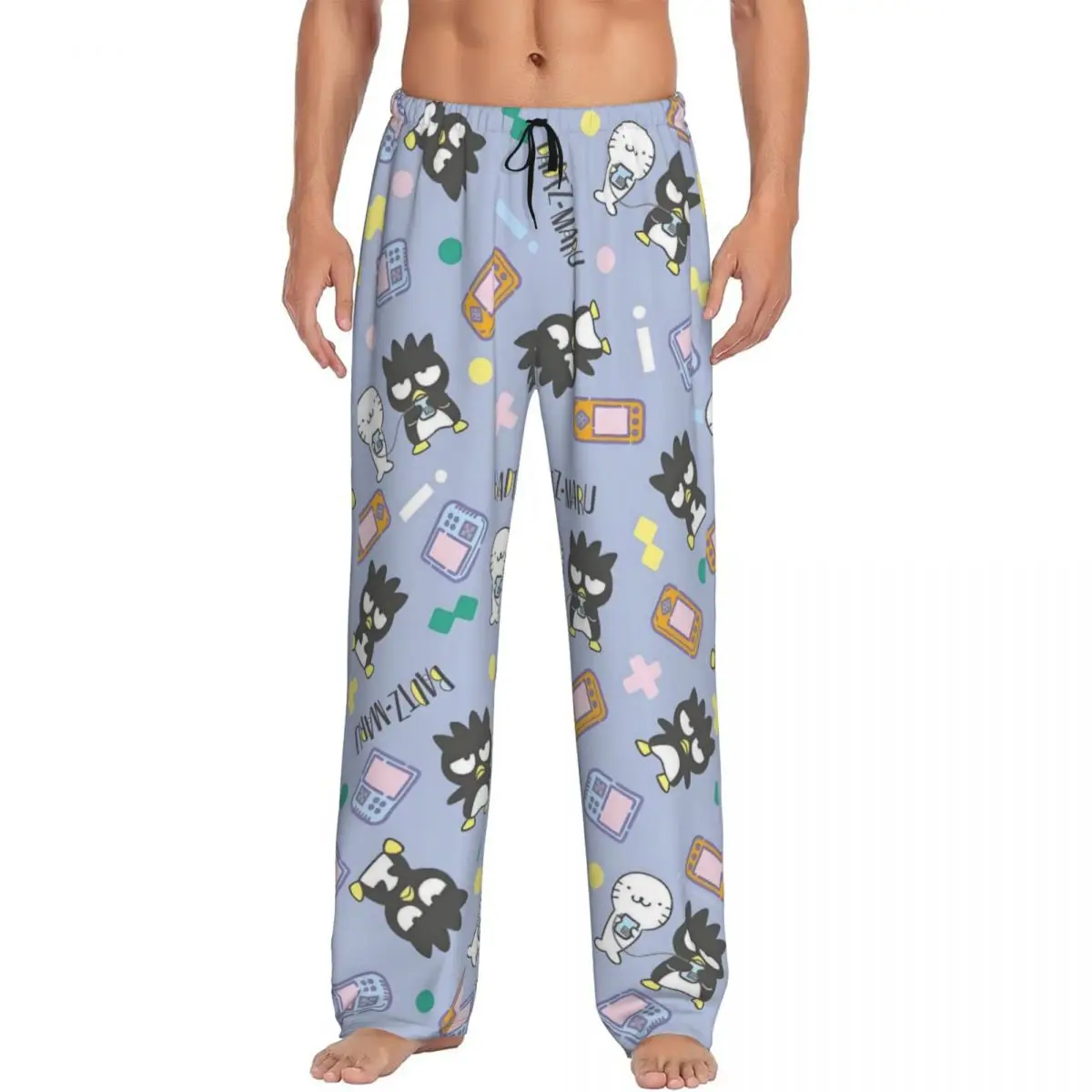 Custom Men's BADBADTZ-MARU Pajama Pants Print Cool Penguin Sleep Sleepwear Bottoms with Pockets
Custom Men's BADBADTZ-MARU Pajama Pants Print Cool Penguin Sleep Sleepwear Bottoms with Pockets