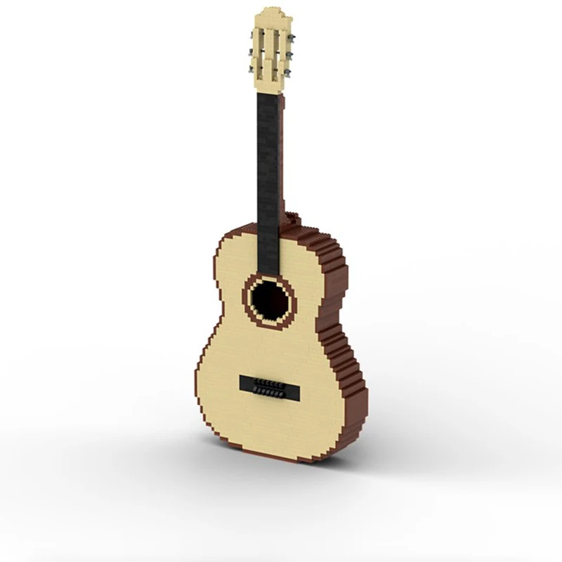 1223pcs MOC Sculptures Guitar Model Building Blocks Architecture Toy Christmas Gifts Brick Kids Education DIY Creative Idea
1223pcs MOC Sculptures Guitar Model Building Blocks Architecture Toy Christmas Gifts Brick Kids Education DIY Creative Idea