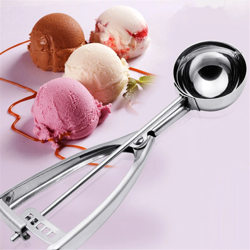 1 Pc Stainless Steel Spoon Kitchen Ice Cream Mashed Potatoes Watermelon Jelly Yogurt Cookies Spring Handle Scoop
1 Pc Stainless Steel Spoon Kitchen Ice Cream Mashed Potatoes Watermelon Jelly Yogurt Cookies Spring Handle Scoop