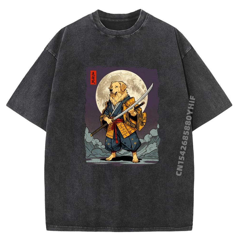 Golden Retriever Samurai Japanese Retro Ukiyo E Warrior Grpahic Tee High Quality Men's T-Shirt Figures Washed Tops
Golden Retriever Samurai Japanese Retro Ukiyo E Warrior Grpahic Tee High Quality Men's T-Shirt Figures Washed Tops