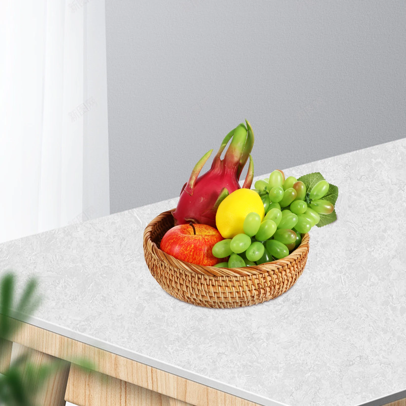 Multifunctional Fruit Basket Large Capacity Woven Rattan Bread Serving Bowl Picnic Storage Decorative Handmade Snack Tea Tray
Multifunctional Fruit Basket Large Capacity Woven Rattan Bread Serving Bowl Picnic Storage Decorative Handmade Snack Tea Tray