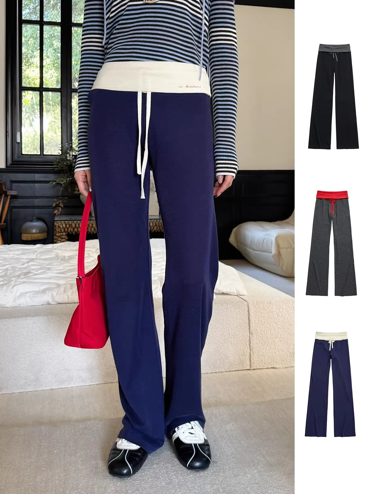 Brand Color Blo Woolen Casual Pants Straight Leg Fit for Daily Wear Comfortable Elastic Waist l Waist
Brand Color Blo Woolen Casual Pants Straight Leg Fit for Daily Wear Comfortable Elastic Waist l Waist