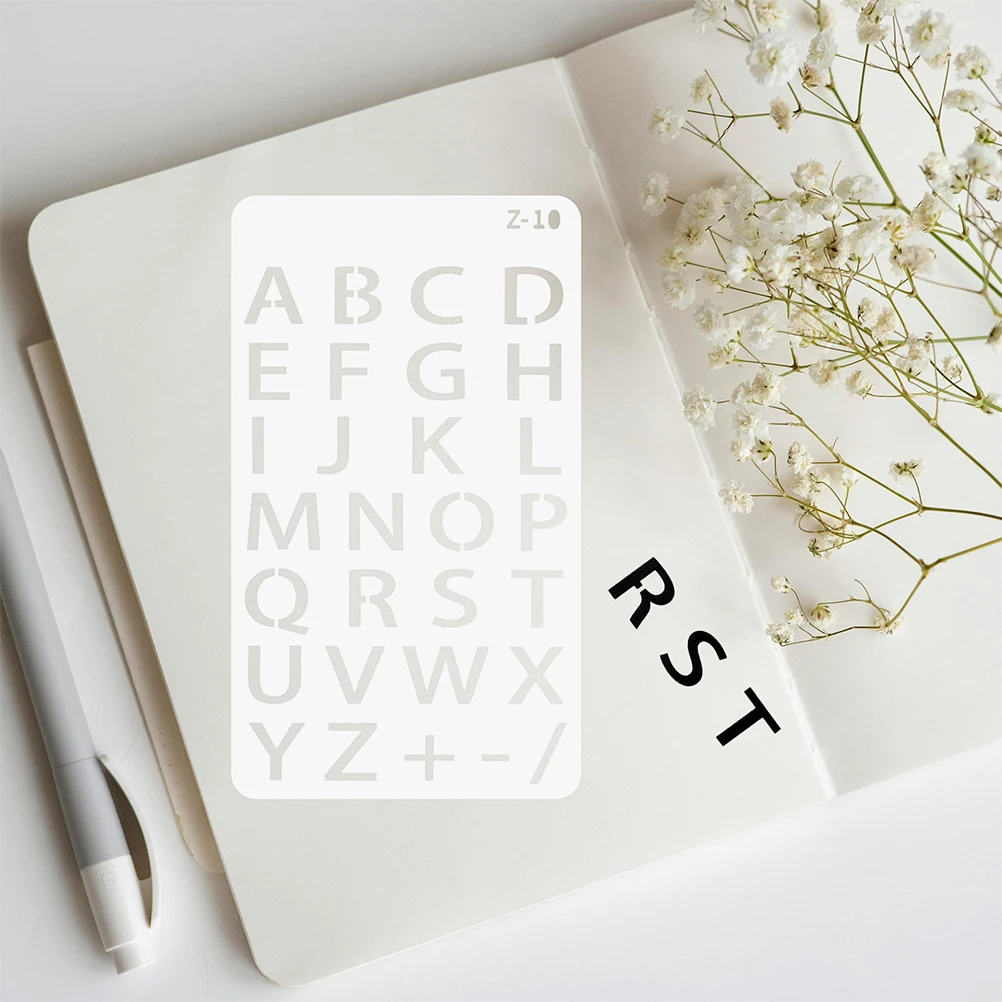 2Sets Plastic Alphabet Letter Stencils Reusable Templates for DIY Painting Journaling Scrapbook Crafts Versatile Crafting
2Sets Plastic Alphabet Letter Stencils Reusable Templates for DIY Painting Journaling Scrapbook Crafts Versatile Crafting